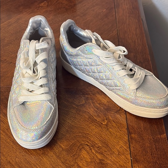 Iridescent Sneakers with White Laces - Picture 1 of 1